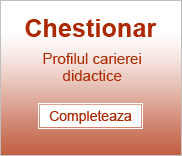 Chestionar – profilul carierei didactice
