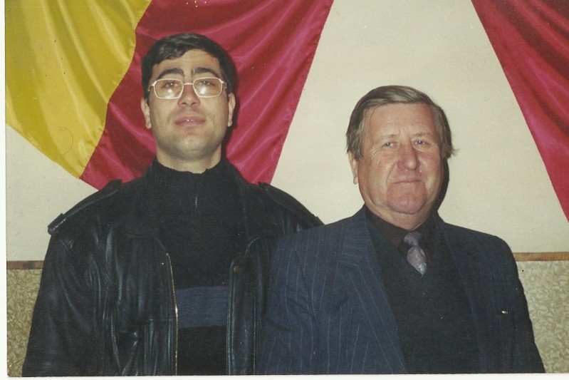 Prof. Boitan Marius-Dorinel  si Prof. Constantin Stelica-Diaconu( 6 oct. 2002).