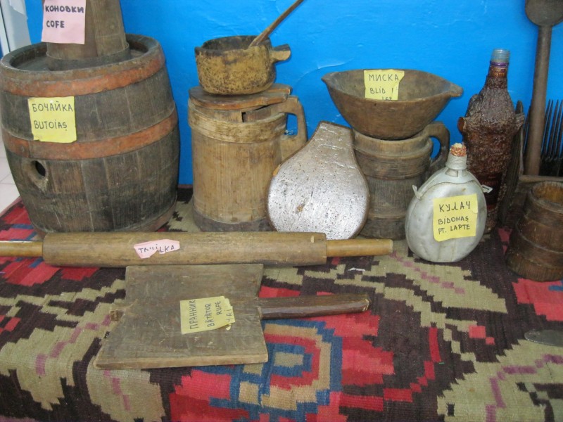 Muzeu al obiectelor traditionale ucrainene la SG Bistra