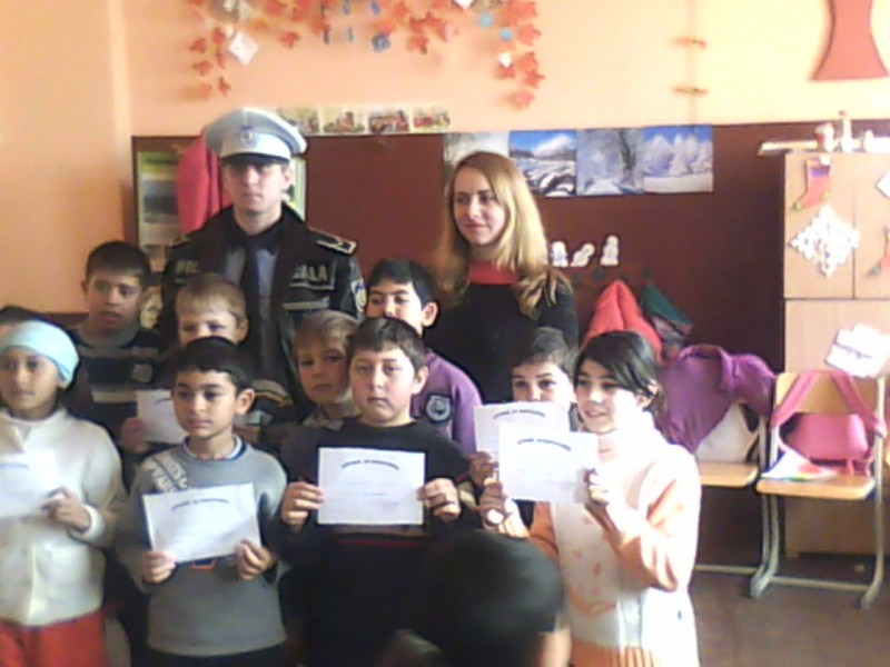 Activitate parteneria : scoala Gimnaziala Sanpaul cu Politia Locala Sanpaul