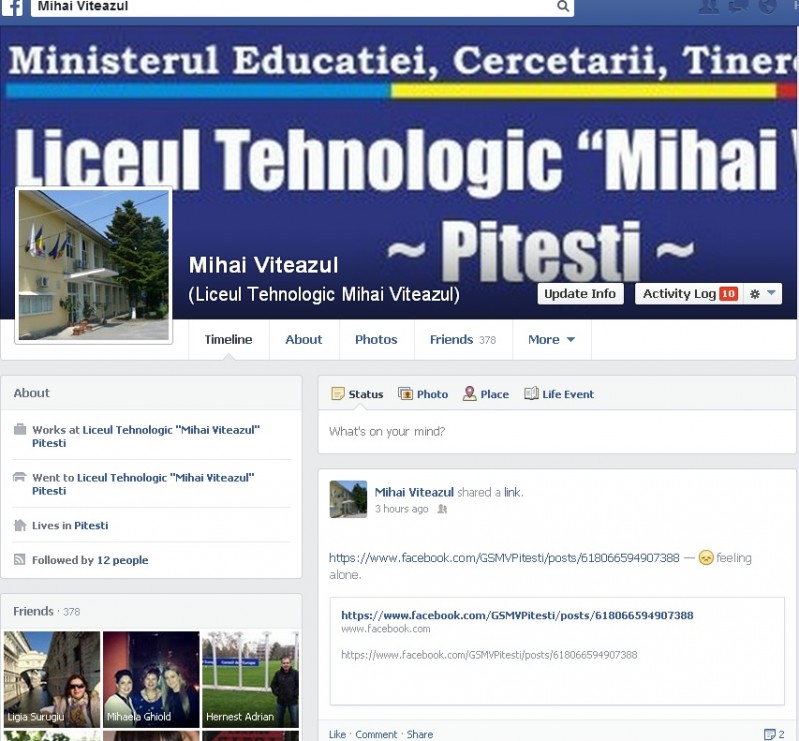 Mihai Viteazul: httpswww.facebook.comLTMVP